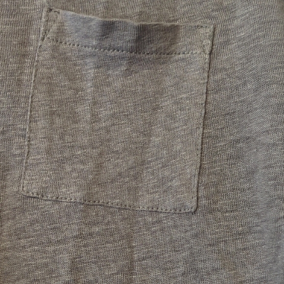 J. Crew Short Sleeve Linen V Neck Tee Size XXS Casual Relaxed 100% Linen - Picture 3 of 4